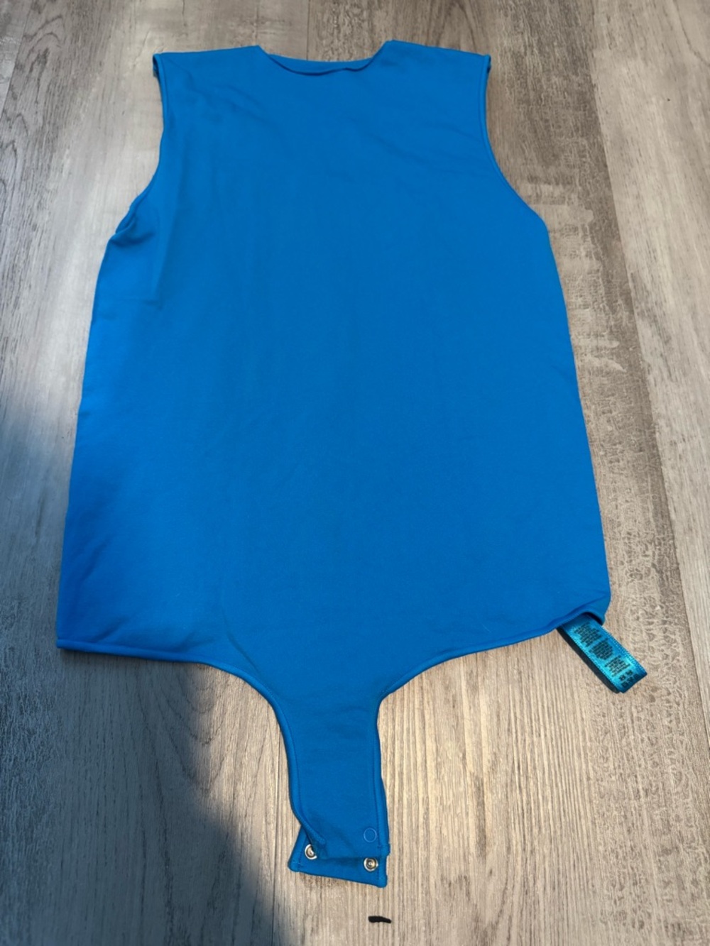 SKIMS Bright Blue Sleeveless Bodysuit